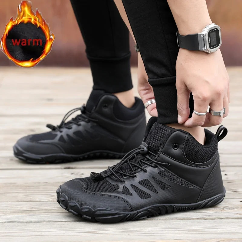 Barefoot Hiking Boots – Men’s Waterproof Outdoor Sneakers
