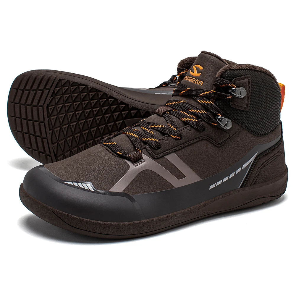 HOBIBEAR Unisex Barefoot Faux Fur Lined Ankle Boots