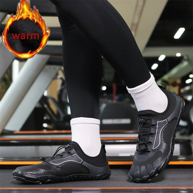 Barefoot Five Fingers Winter Sneakers Men Women