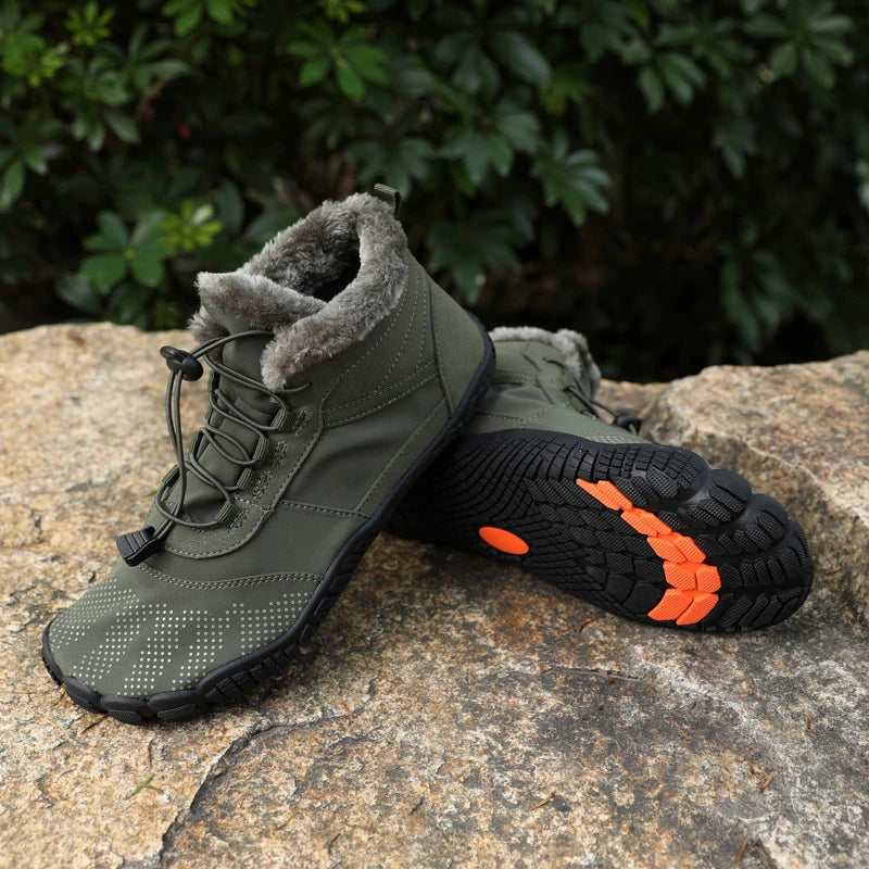 Barefoot Waterproof Winter Boots – Wide Toe Minimalist Sneakers