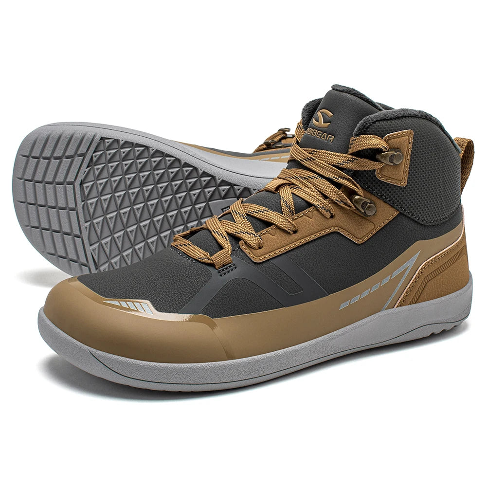 HOBIBEAR Unisex Barefoot Faux Fur Lined Ankle Boots