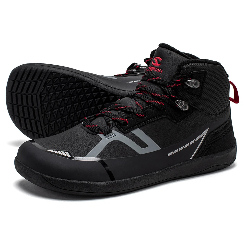 HOBIBEAR Unisex Barefoot Faux Fur Lined Ankle Boots