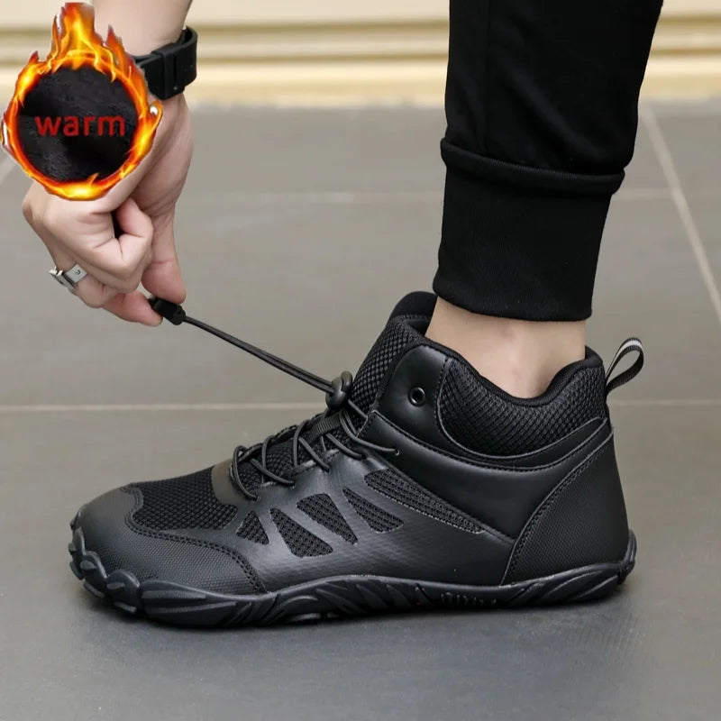 Barefoot Hiking Boots – Men’s Waterproof Outdoor Sneakers