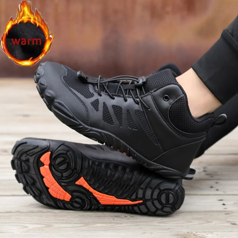 Barefoot Hiking Boots – Men’s Waterproof Outdoor Sneakers