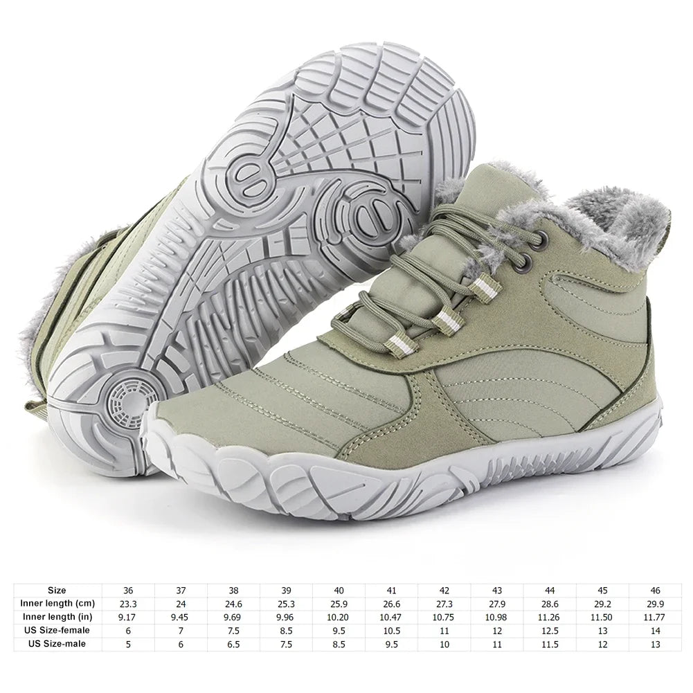 Barefoot Winter Snow Boots Men Women