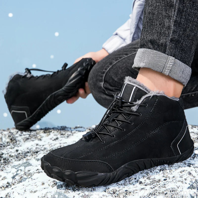 Barefoot Winter Snow Boots – Waterproof Hiking Sneakers