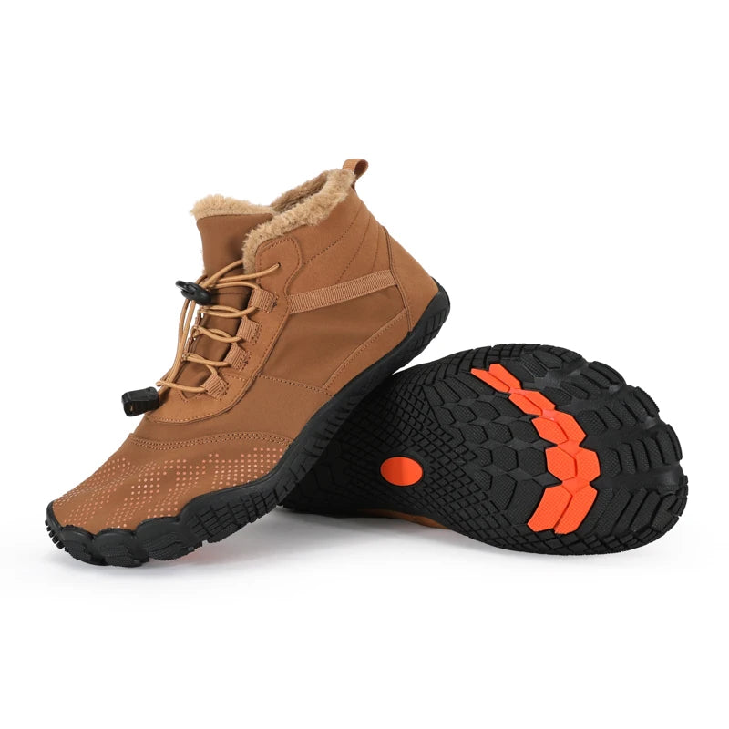 Barefoot Waterproof Winter Boots – Wide Toe Minimalist Sneakers