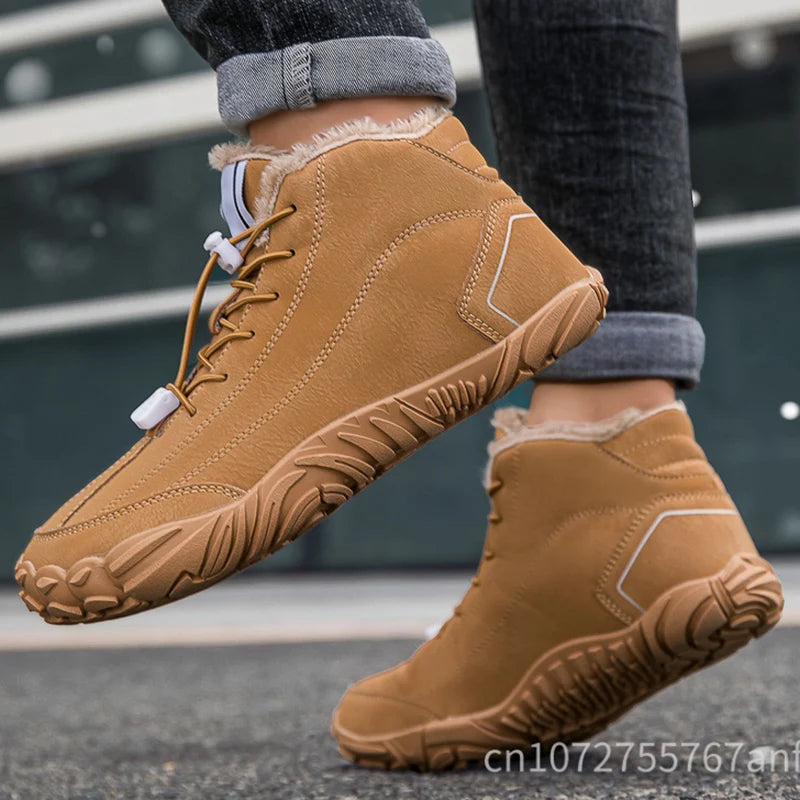 Barefoot Winter Snow Boots – Waterproof Hiking Sneakers