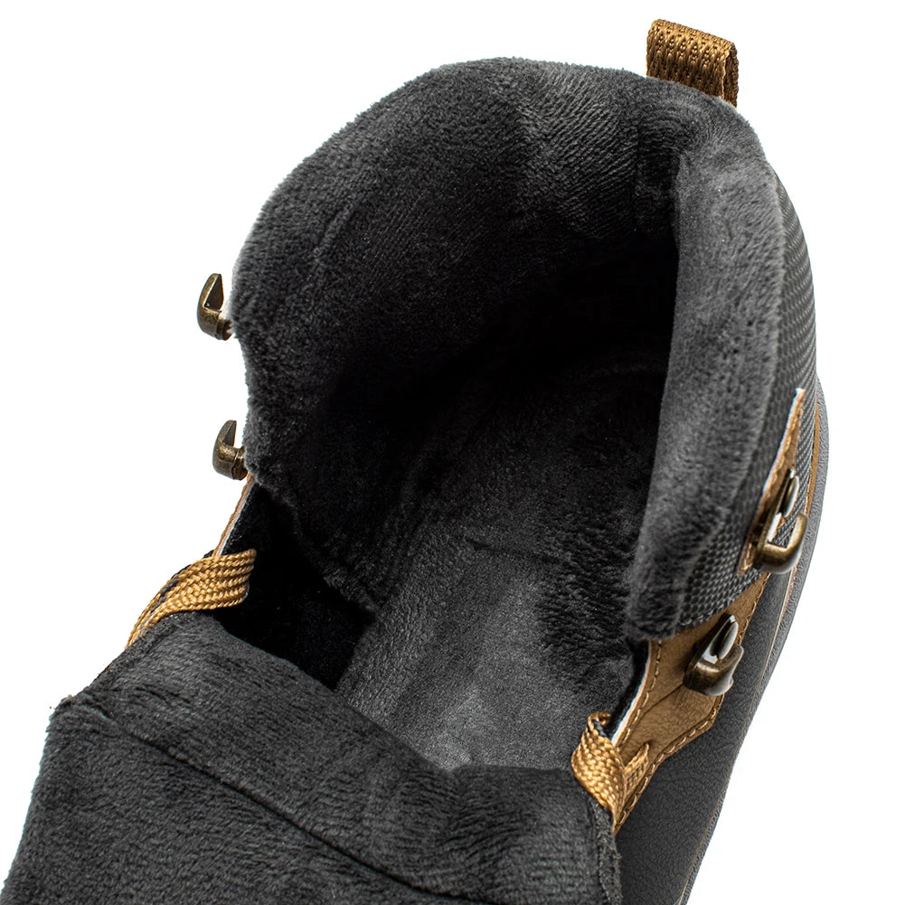 HOBIBEAR Unisex Barefoot Faux Fur Lined Ankle Boots